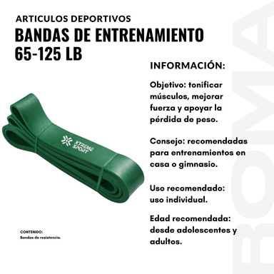 BANDAS DE ENTRENAMIENTO 65-125 LIBRAS - 2