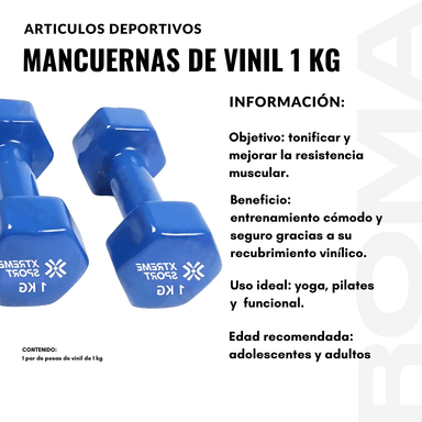 MANCUERNAS DE VINIL 1 KG - 2
