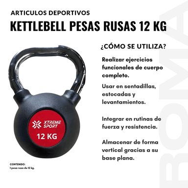 KETTLEBELL PESAS RUSAS 12 KG - 3