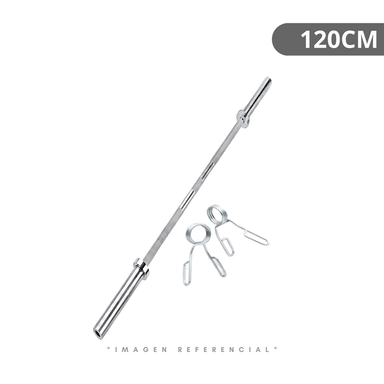 BARRA RECTA OLIMPICA DE 120 CM - 1