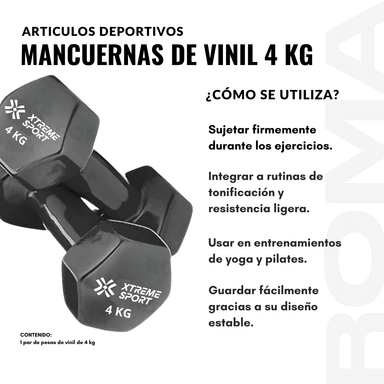 MANCUERNAS DE VINIL 4 KG - 3