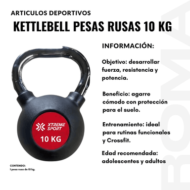 KETTLEBELL PESAS RUSAS 10 KG - 2