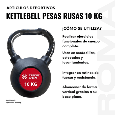 KETTLEBELL PESAS RUSAS 10 KG - 3