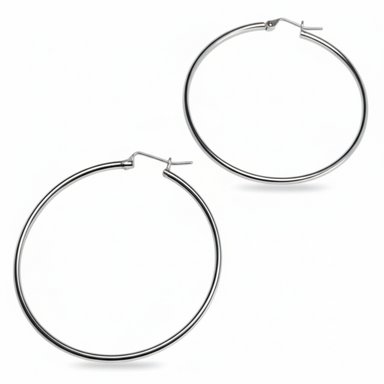 ARETE DE PLATA ARGOLLA LISA C/S 40MM