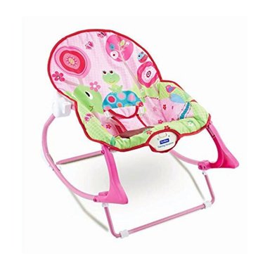 SILLA MECEDORA VIBRADORA MUSICAL ROCKER FUCSIA PARA BEBÉ - 5