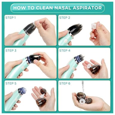 ASPIRADOR NASAL ELÉCTRICO PORTÁTIL PARA BEBÉ - 5