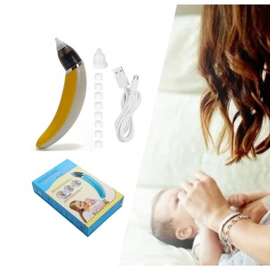 ASPIRADOR NASAL ELÉCTRICO PARA BEBÉ - AMARILLO