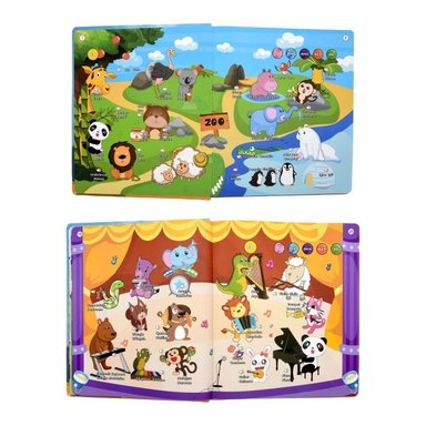 LIBRO MUSICAL CONOCIENDO NUEVAS PALABRAS ESPAÑOL Y INGLÉS - 3