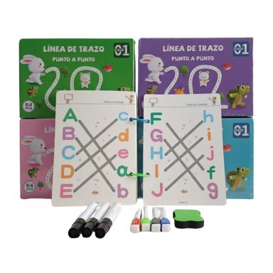 LIBRO DE TRAZOS MÁGICOS PARA NIÑAS APRENDIZAJE TEMPRANO