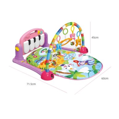 GIMNASIO MUSICAL ROSADO 3EN1 PARA BEBÉ NIÑA