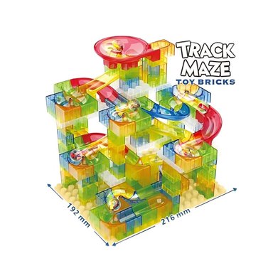 PISTA DE CANICAS LABERINTO 221 PIEZAS JUEGO DIDÁCTICO