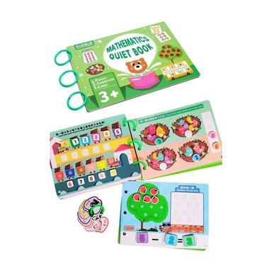 LIBRO INTERACTIVO MONTESSORI OSITO MATEMÁTICAS INFANTIL PRE ESCOLAR - 3