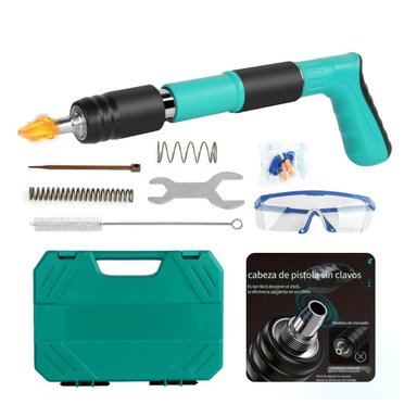 PISTOLA DE CLAVOS AUTOMÁTICA PROFESIONAL CON SILENCIADOR - REMACHADORA