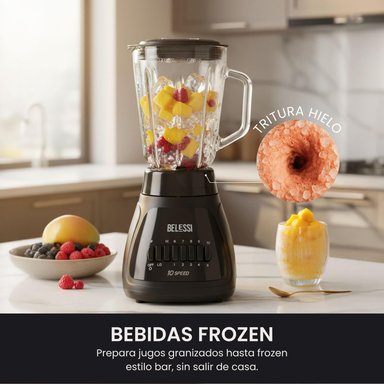 LICUADORA POWER BELESSI – MÁXIMO CONTROL Y POTENCIA TOTAL CON DISEÑO MODERNO. - 2