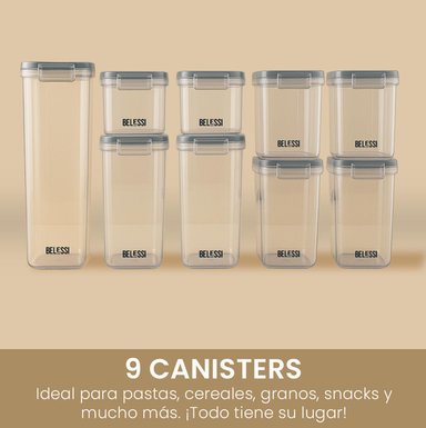 SET X9 CONTENEDORES HERMÉTICOS BELESSI - 3