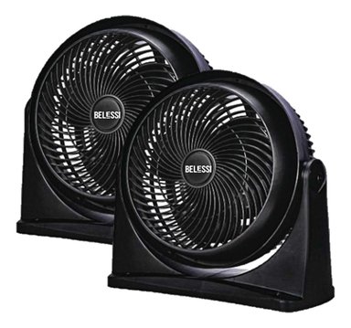 COMBO 2 VENTILADORES MESA Y PARED 10 PULGADAS, 3 VELOCIDADES