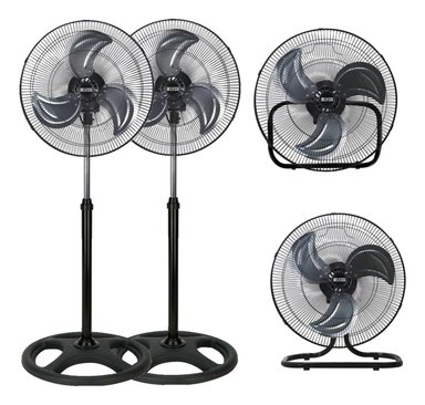 COMBO 2 VENTILADORES 3 EN 1 18 PULGADAS, 90 W, 3 VELOCIDADES - 2