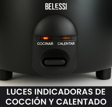 OLLA ARROCERA ELÉCTRICA BELESSI 1.8L + ACCESORIOS – COCINA FÁCIL, IDEAL PARA TODA LA FAMILIA - 5