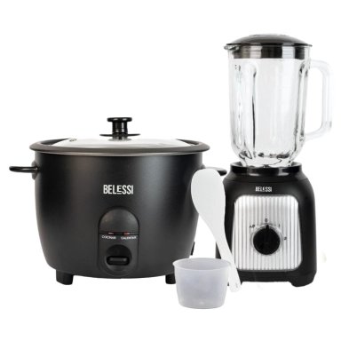 COMBO X2: OLLA ARROCERA + LICUADORA 2 VELOCIDADES 500W