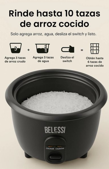 COMBO X2: OLLA ARROCERA + LICUADORA 2 VELOCIDADES 500W - 3