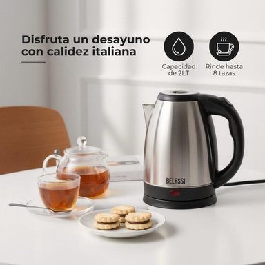 HERVIDOR 2LT ACERO INOXIDABLE - 2