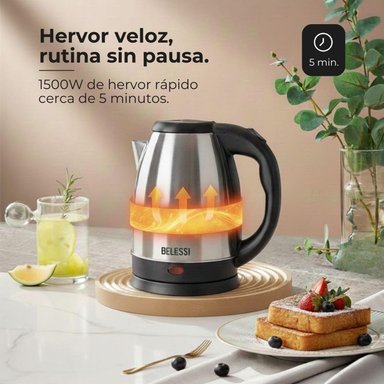 HERVIDOR 2LT ACERO INOXIDABLE - 3