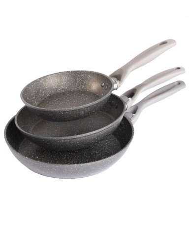 SET X3 SARTENES (S - 20CM, M - 24CM, L- 28CM) ALUMINIO FORJADO