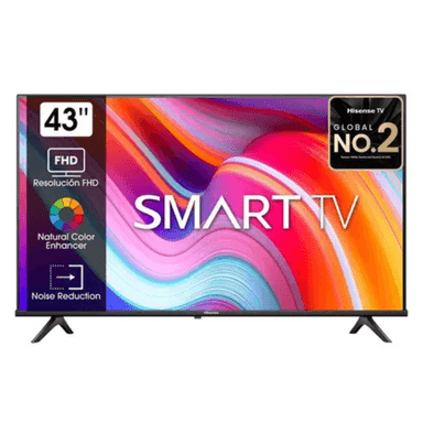 TELEVISOR HISENSE 43” SMART TV FULL HD 43A4K