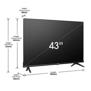 TELEVISOR HISENSE 43” SMART TV FULL HD 43A4K - 2