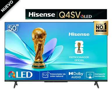TELEVISOR HISENSE 50 QLED FHD 50Q4SV DOLBY AUDIO - 1