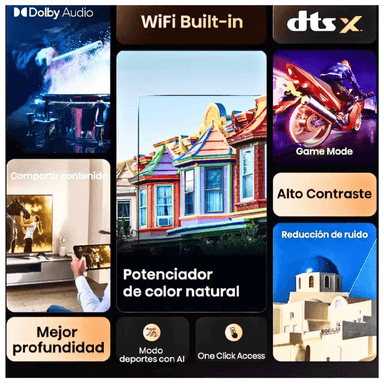 TELEVISOR HISENSE 43' FHD SMART TV 43A4NV VIDAA MODELO 2025 - 4