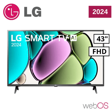 TELEVISOR LG 43 SMART TV THINQ AI WEBOS HUB FHD LED 2024 - 43LR6000PSA - 1