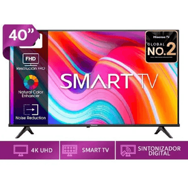 TELEVISOR HISENSE 40' SMART TV LED FHD 40A4K VIDAA - 1