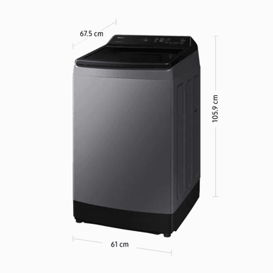 LAVADORA SAMSUNG 13 KG CARGA SUPERIOR ECOBUBBLE WA13CG5441BD GRIS - 2