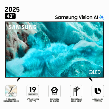 TELEVISOR SAMSUNG 43' QLED Q7F SMART TV VISION AI QN43Q7FAAGXPE (2025)