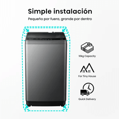 LAVADORA HISENSE CARGA SUPERIOR 10.5KG WT1D1030UT - 5