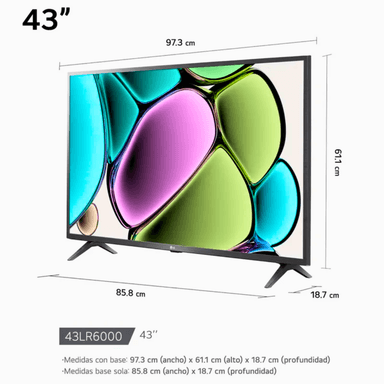 TELEVISOR LG 43' SMART FULL HD AI 43LR6000PSA + MAGIC REMOTE MR24 - 2