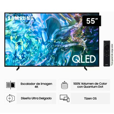 TELEVISOR SAMSUNG QLED TIZEN OS SMART TV 55 4K QN55Q60DAGXPE