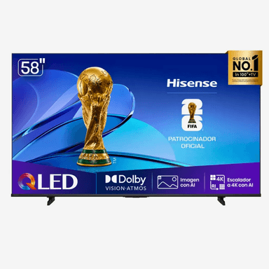 TELEVISOR SMART TV HISENSE 4K ULTRA HD 58' 58Q6QV - 1