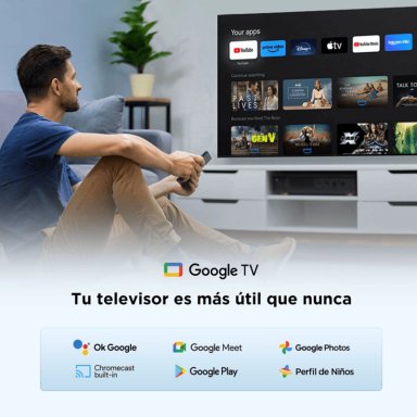 TELEVISOR  TCL QLED 43 FHD GOOGLE TV 43V51C - 7