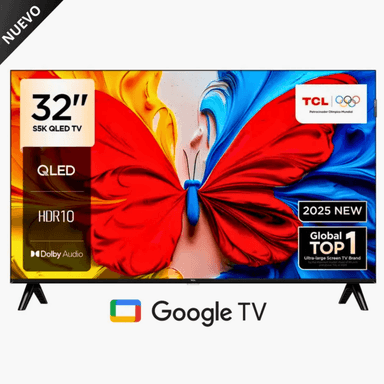 TELEVISOR  TCL QLED 32' FHD GOOGLE TV  32S5K