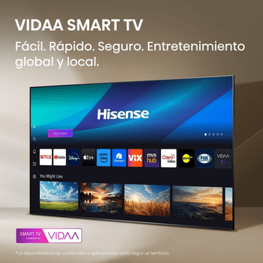 TELEVISOR SMART TV HISENSE FULL HD 50” 50A4NV - 5