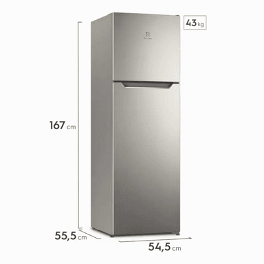 REFRIGERADORA ELECTROLUX 251 L TOP FREEZER PLATEADO - ERT28F2P4AS - 3