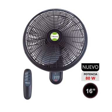 VENTILADOR DE PARED BOSSKO BK-8210PD 80 WATTS CONTROL REMOTO - 2