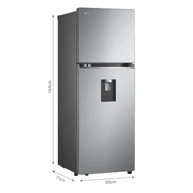 REFRIGERADORA LG 314L GT31WPP TOP FREEZER DOOR COOLING PLATEADO - 3