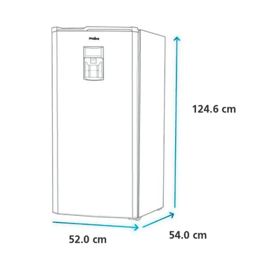 REFRIGERADORA MONOPUERTA MABE 187LT RMU202PXPRS1- INOX - 6