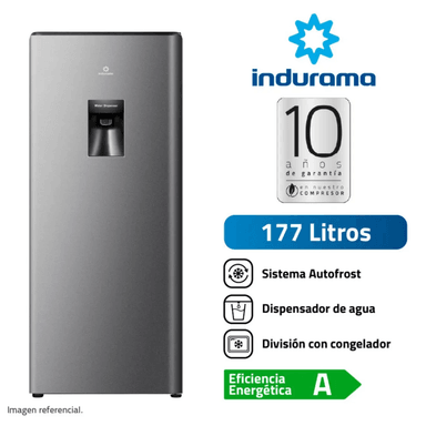REFRIGERADORA INDURAMA MONOPUERTA DEFROST RI-289D 177 L T CROMA - 1