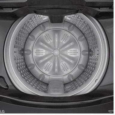 LAVADORA LG CARGA SUPERIOR 19 KG WT19BVTB TURBODRUM NEGRO CLARO - 6