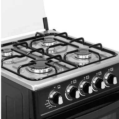 COCINA DE PIE MIRAY A GAS 4 HORNILLAS NEGRO - IRIS PLUS GLP - 6