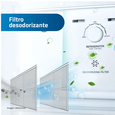 REFRIGERADORA INDURAMA TOP FREEZER NO FROST RI-389DNI 246 LITROS NEGRO - 7